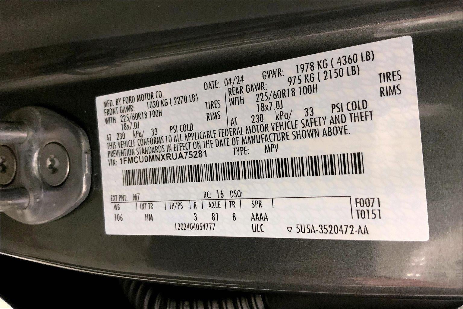 2024 Ford Escape ST-Line