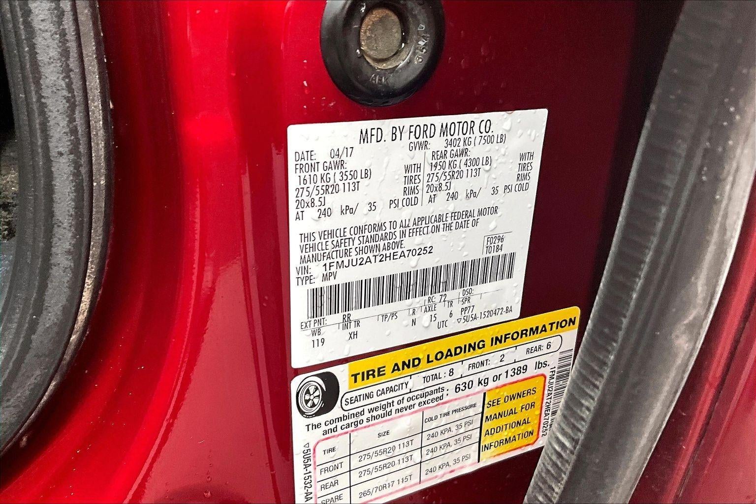 2017 Ford Expedition Limited