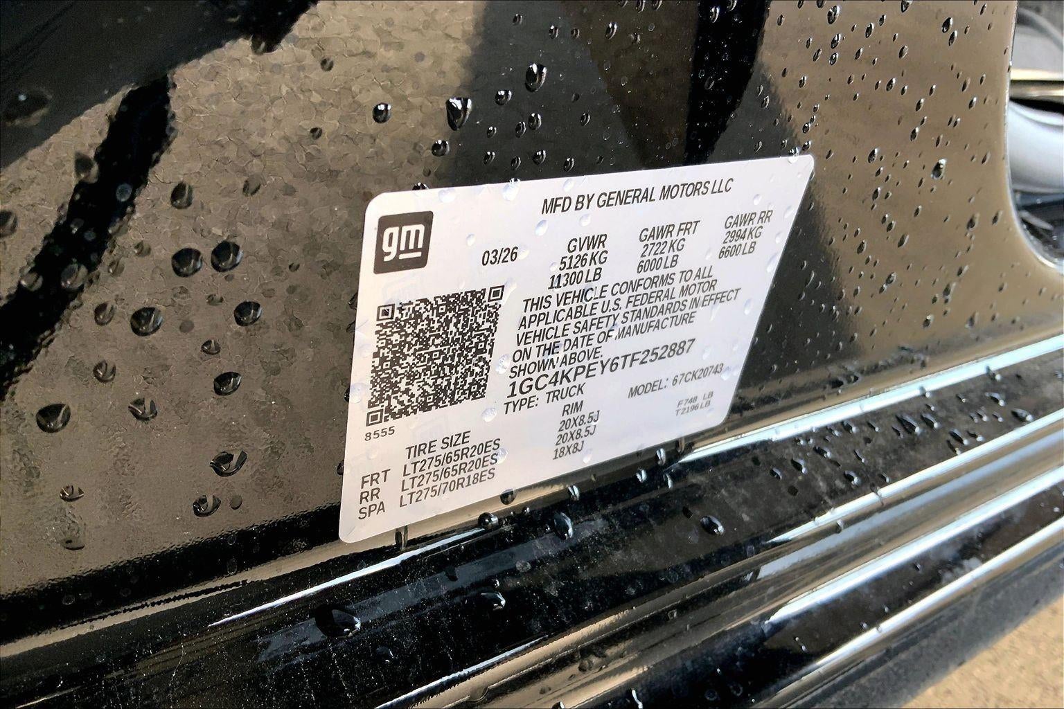 2026 Chevrolet Silverado 2500 HD LTZ