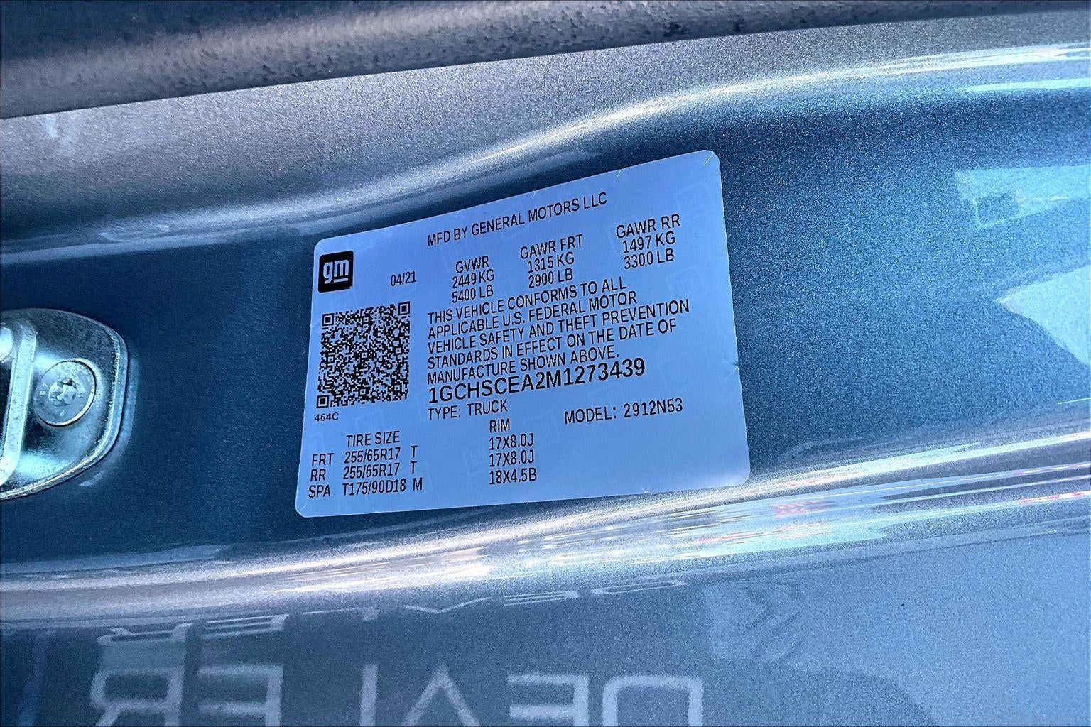 2021 Chevrolet Colorado LT