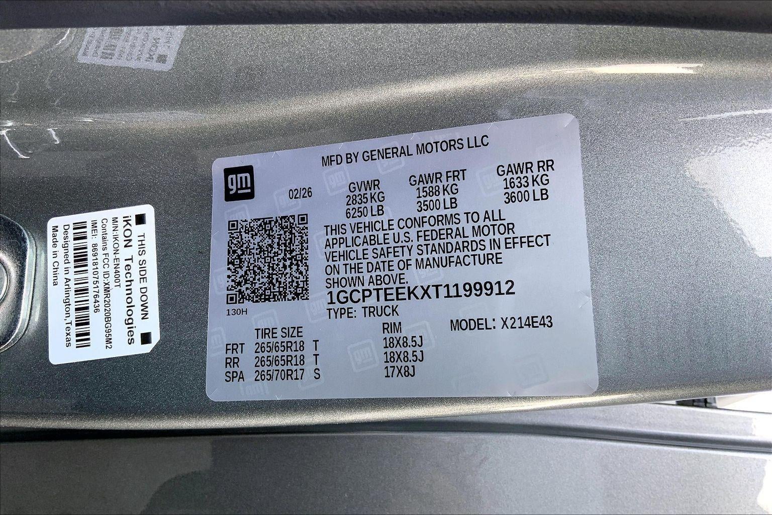 2026 Chevrolet Colorado Trail Boss