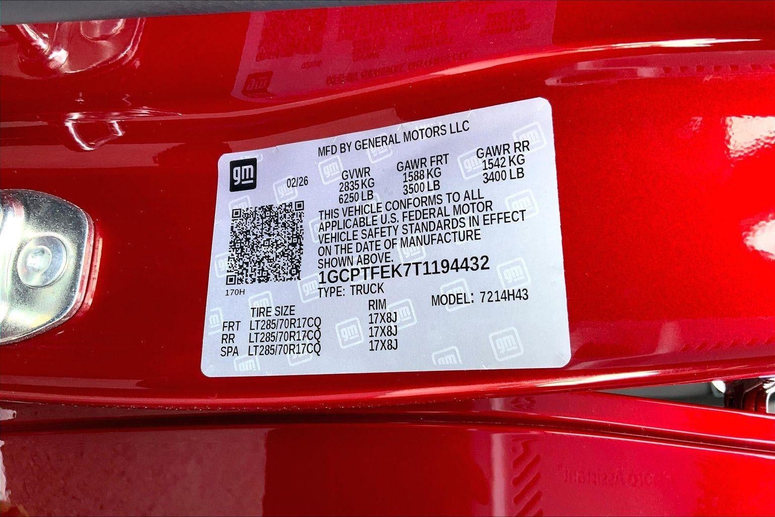 2026 Chevrolet Colorado ZR2