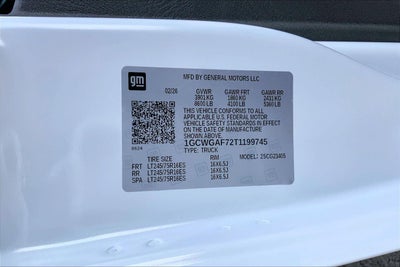 2026 Chevrolet Express Cargo 2500 WT