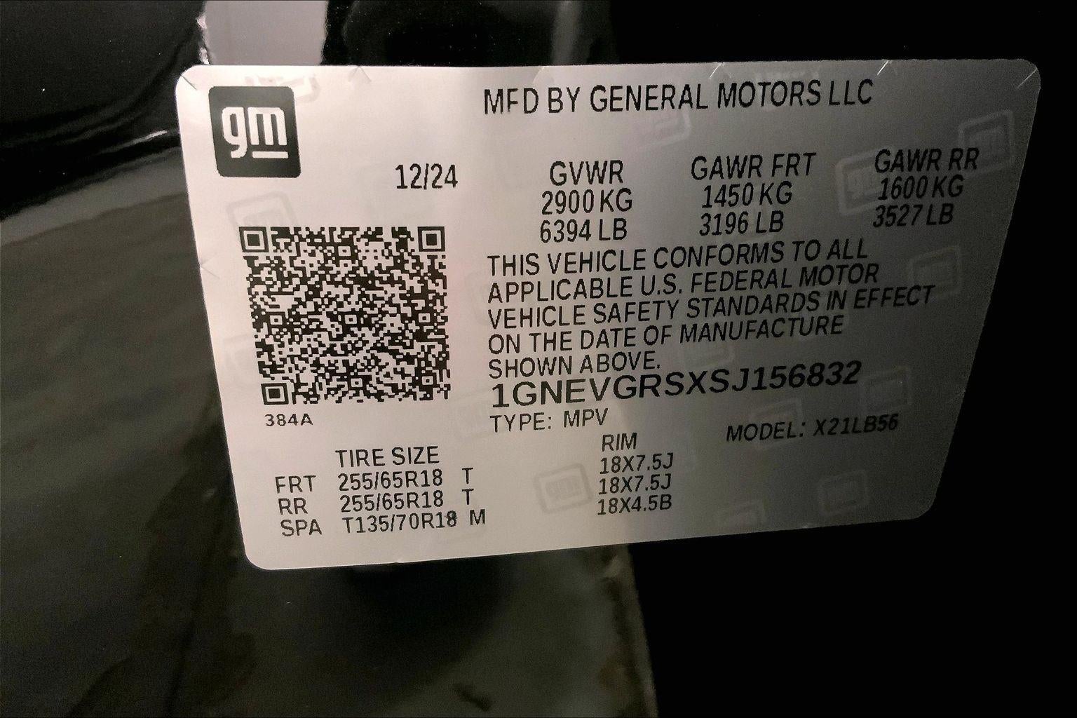 2025 Chevrolet Traverse LT