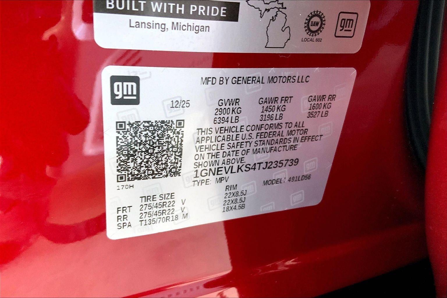 2026 Chevrolet Traverse RS