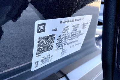 2026 Chevrolet Tahoe High Country