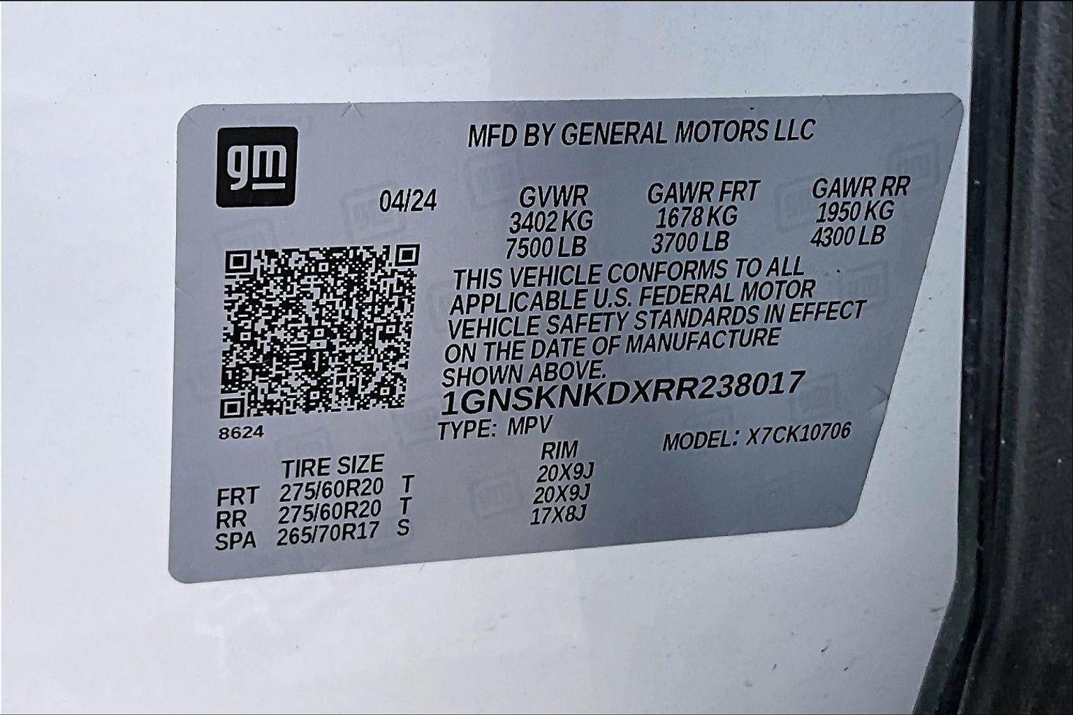 2024 Chevrolet Tahoe LT