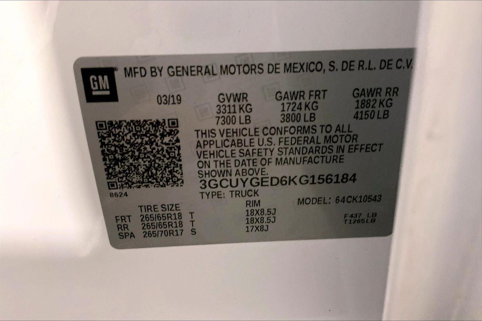 2019 Chevrolet Silverado 1500 LTZ