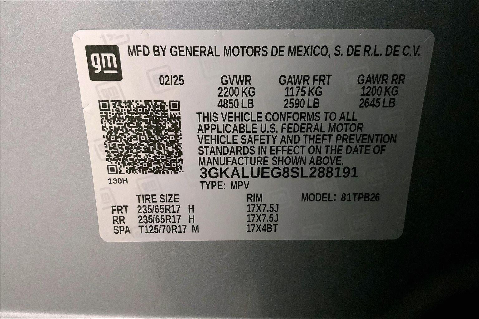 2025 GMC Terrain Elevation