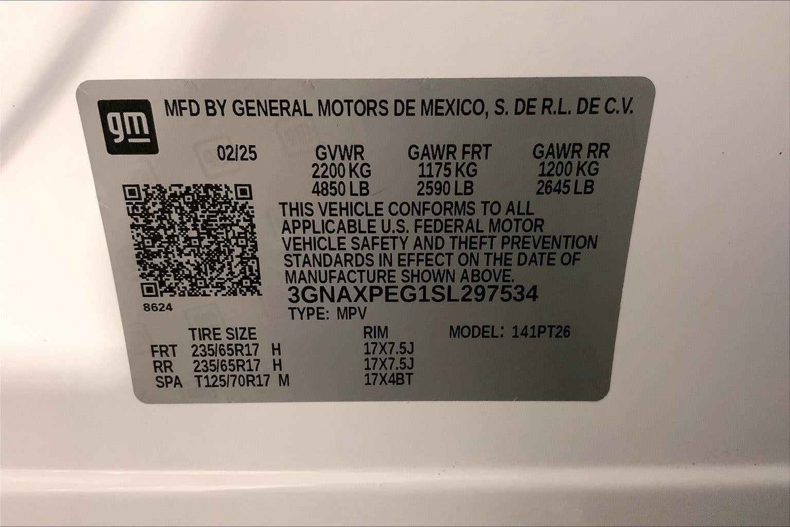 2025 Chevrolet Equinox LT