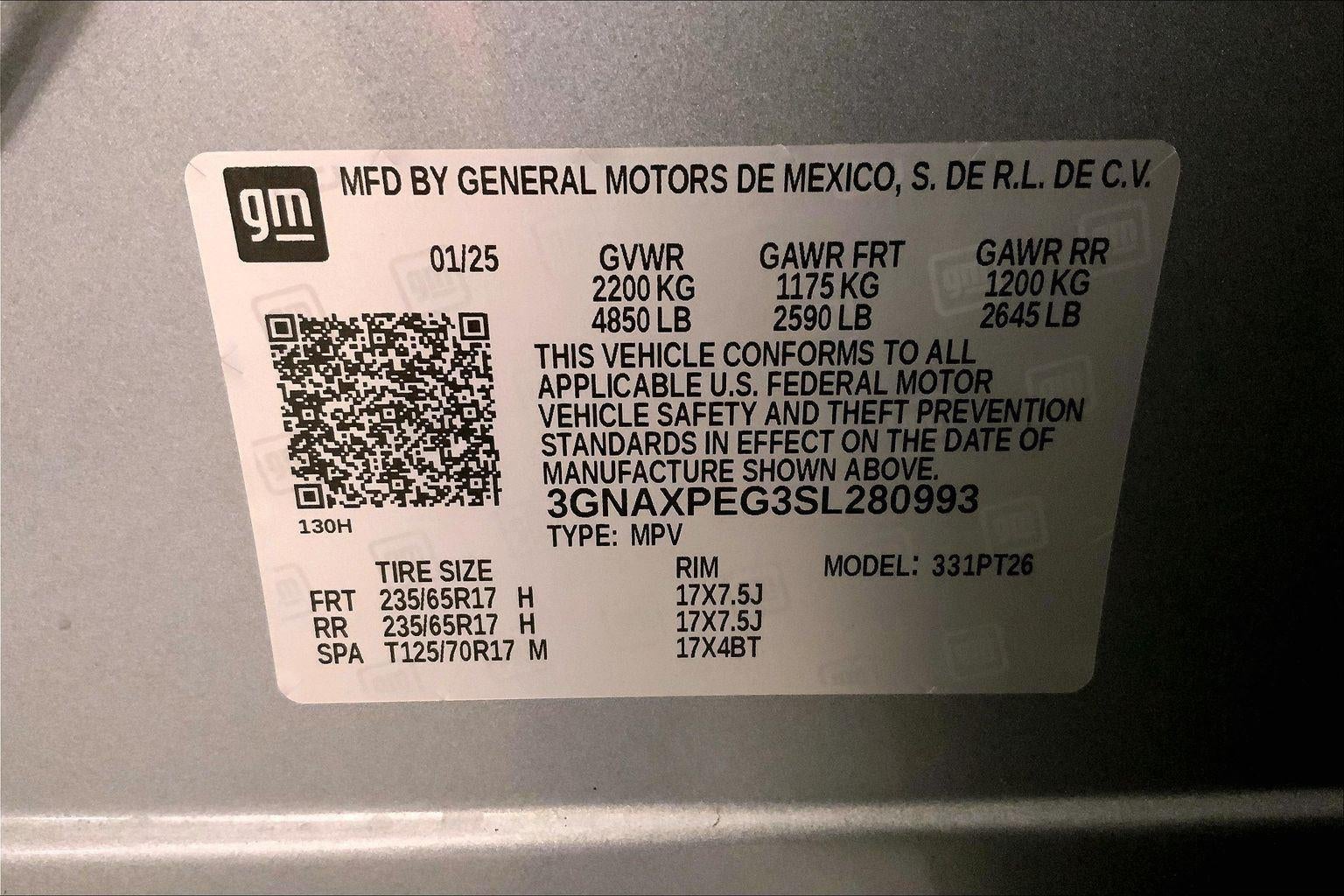 2025 Chevrolet Equinox LT