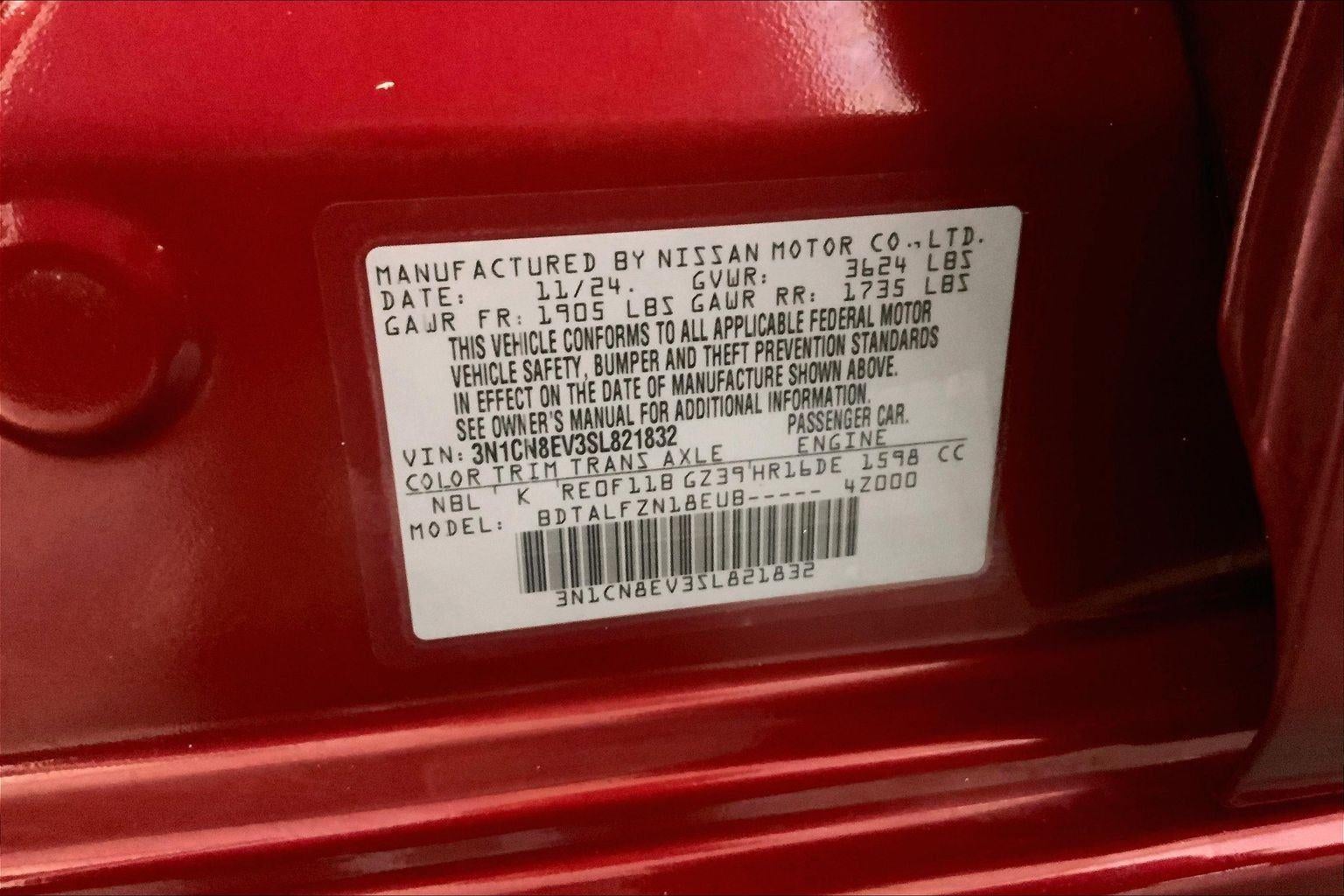 2025 Nissan Versa SV