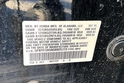 2016 Honda Pilot EX-L