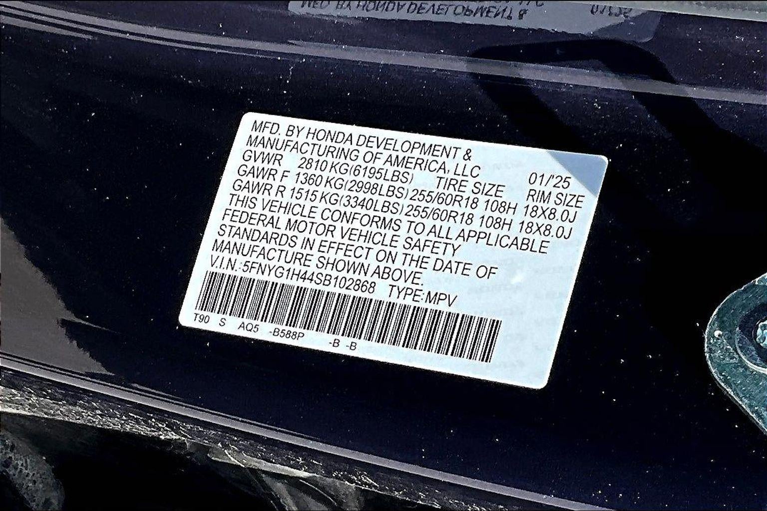 2025 Honda Pilot EX-L