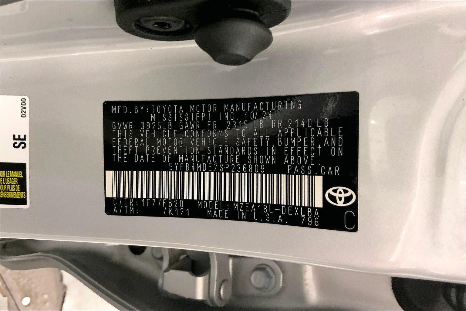 2025 Toyota Corolla LE