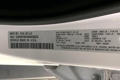 2022 RAM 1500 Big Horn