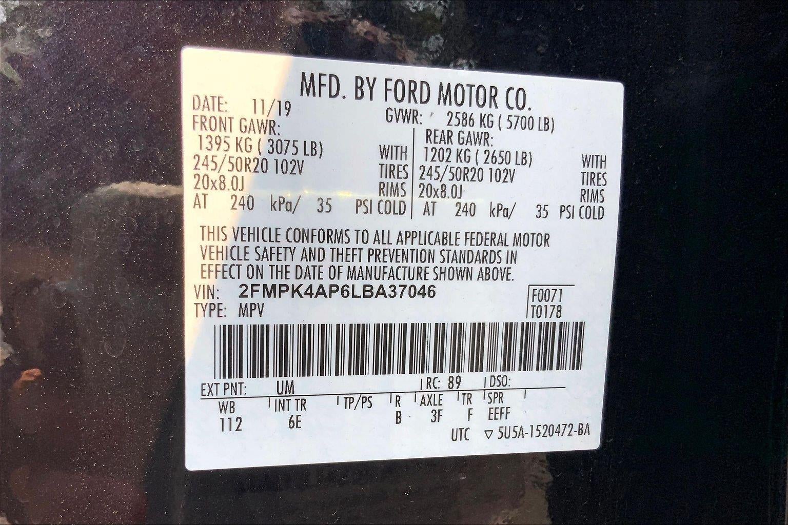 2020 Ford Edge ST
