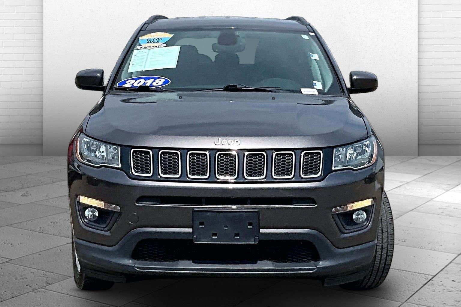 Used 2018 Jeep Compass Latitude with VIN 3C4NJDBB4JT256431 for sale in Kansas City