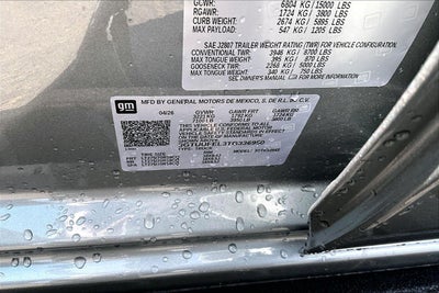 2026 GMC Sierra 1500 AT4X