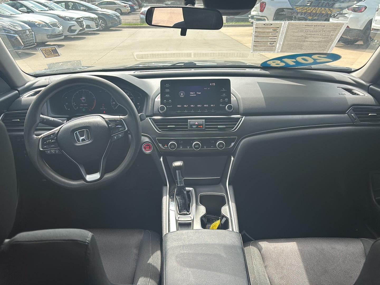 2018 Honda Accord Sedan LX 1.5T