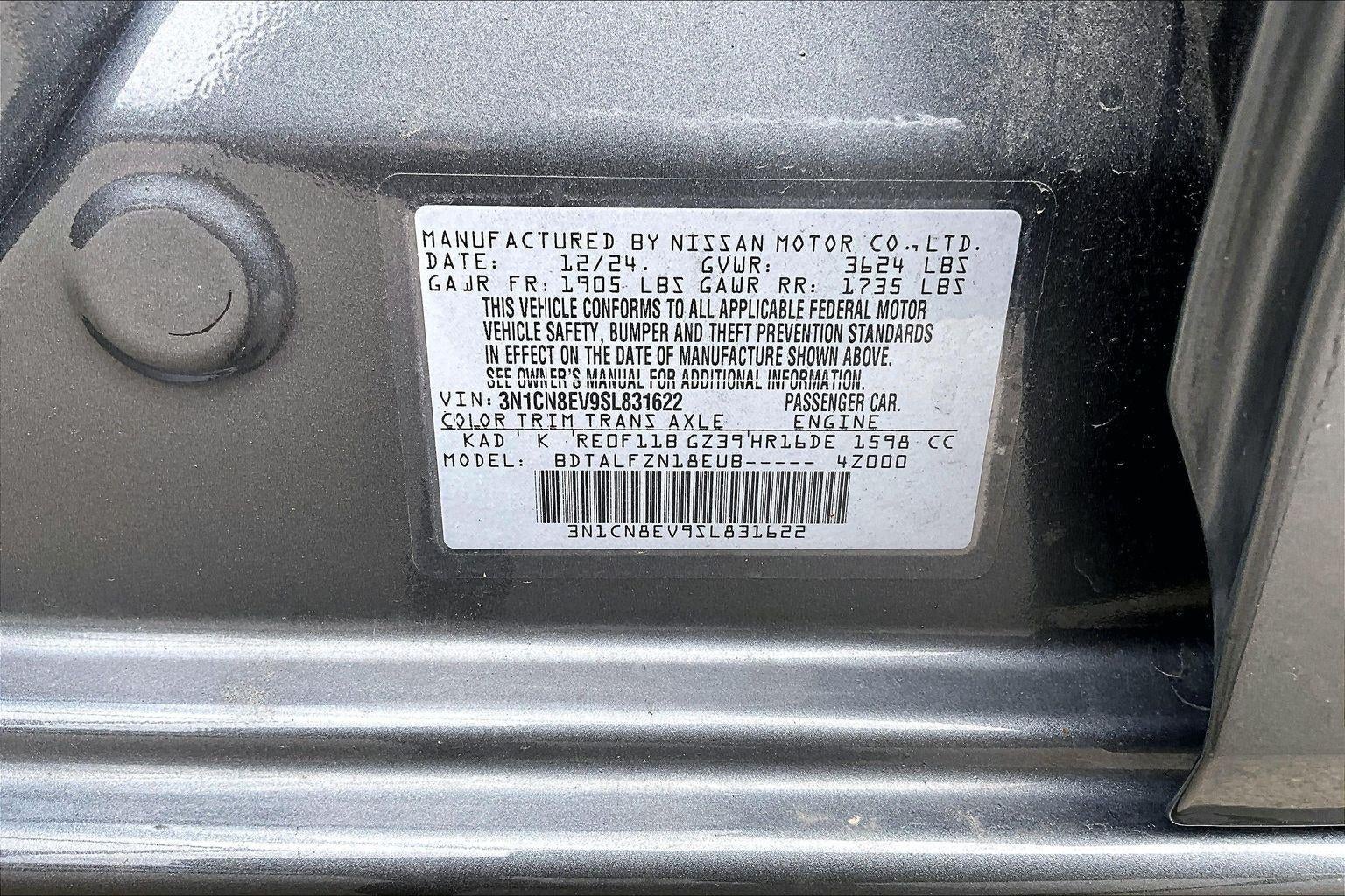 2025 Nissan Versa SV