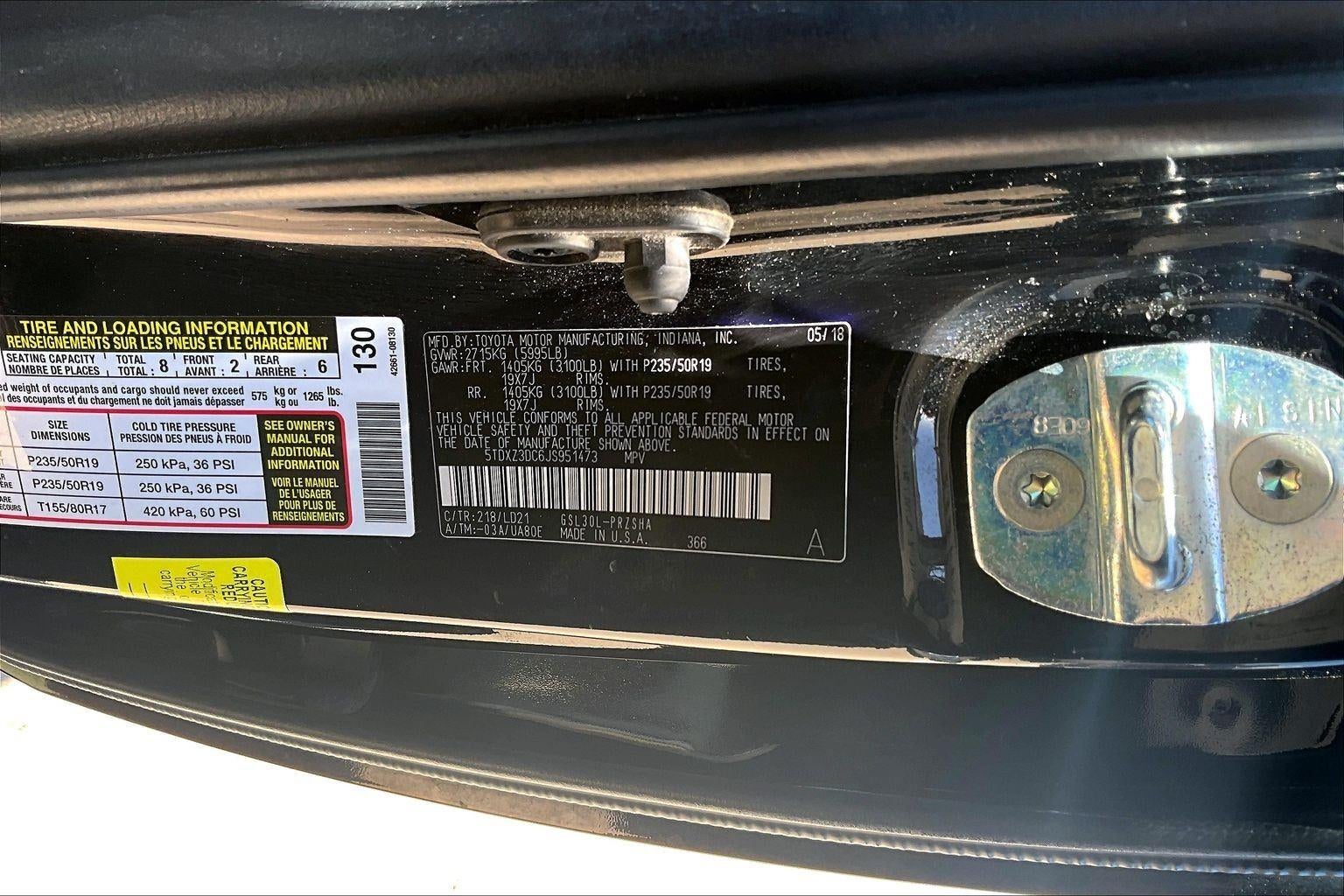 2018 Toyota Sienna SE Premium