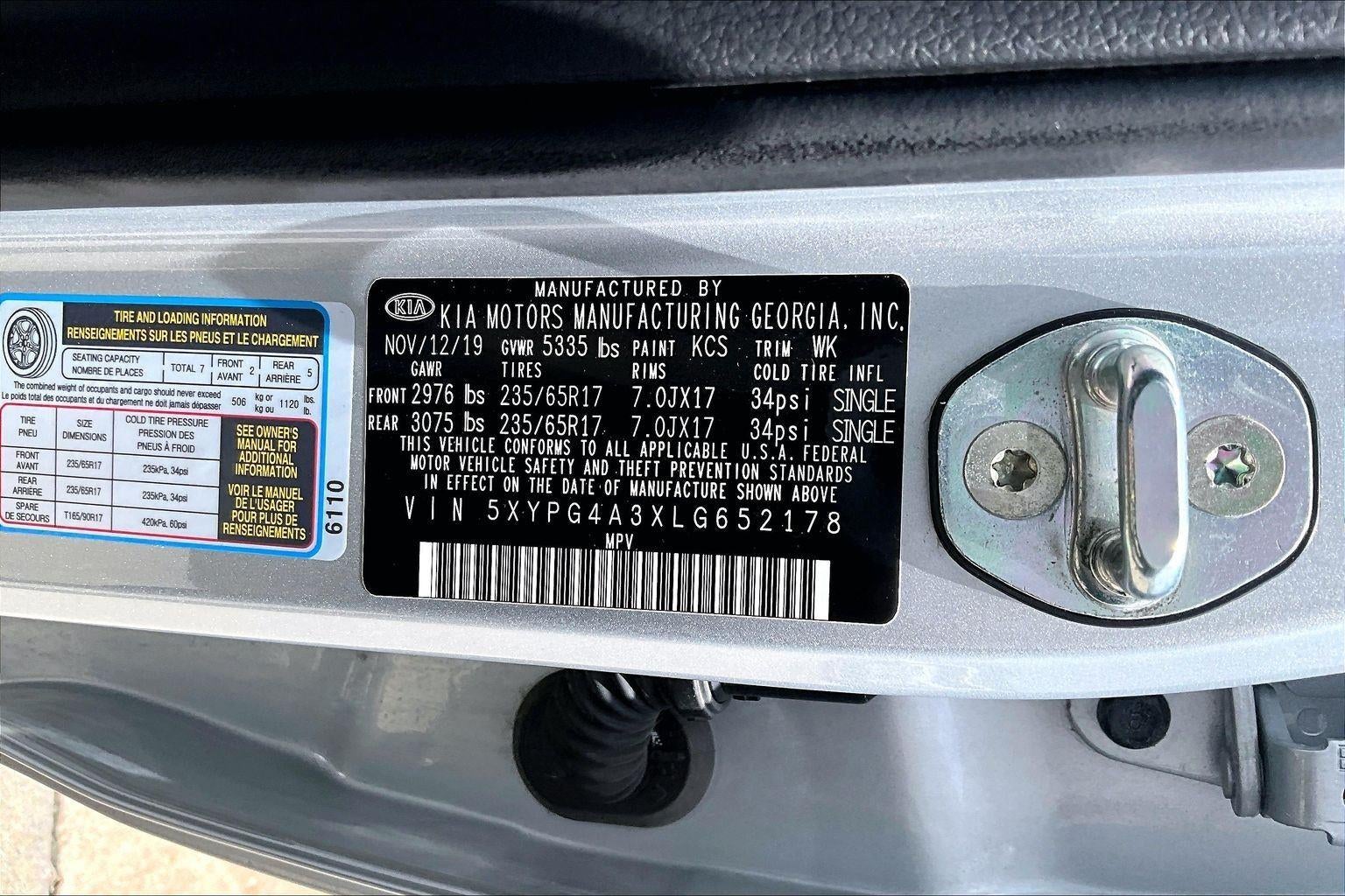 2020 Kia Sorento L