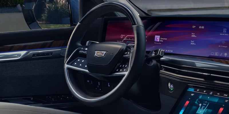 Cadillac Escalade interior steering wheel