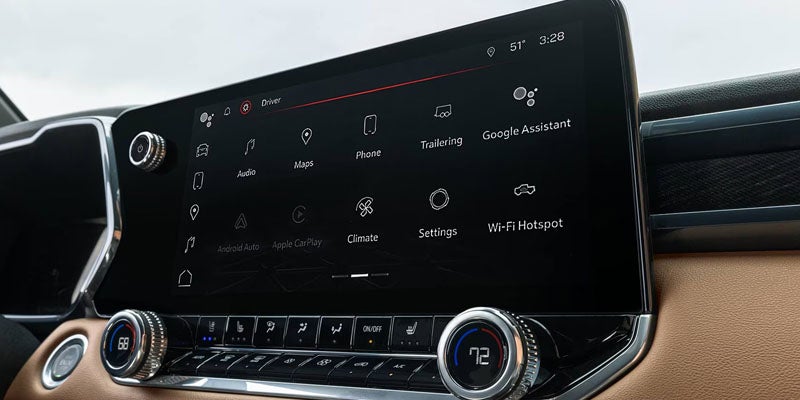 interior of 2026 GMC Canyon