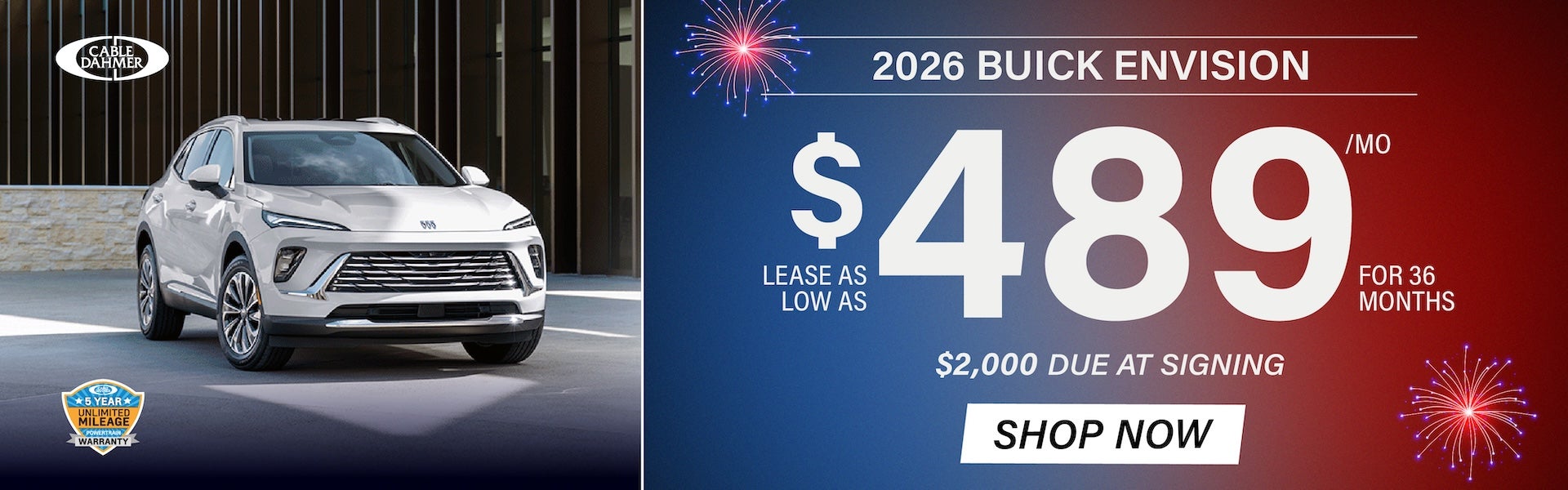 Lease as low as $489/mo for 36 months with $2,000 due at sig
